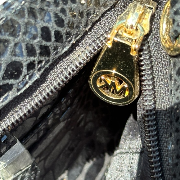 Michael Kors Crocodile Black Clutch - Picture 7 of 11